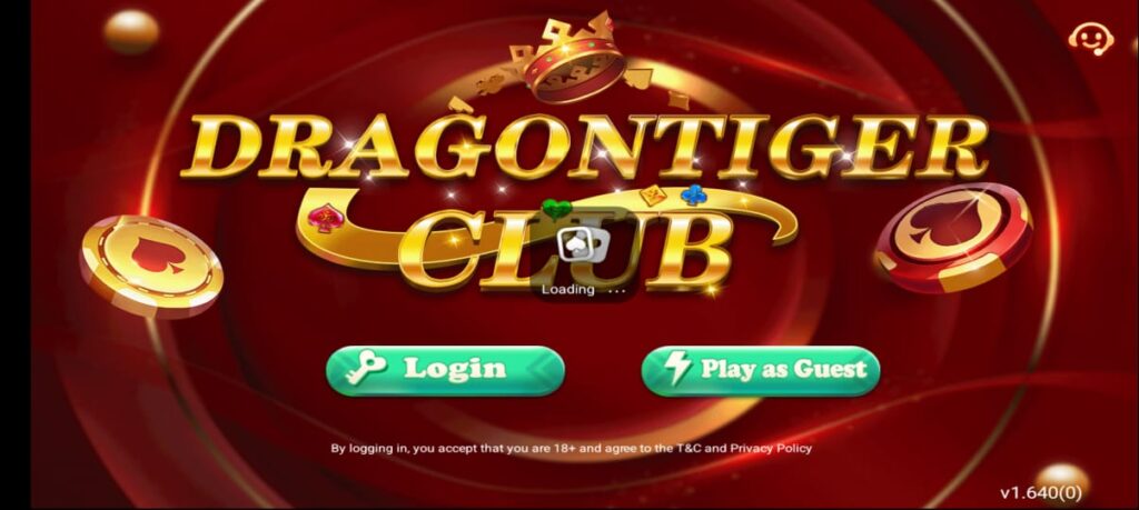 dragon tiger club log in